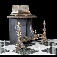 Hooded Baroque Victorian Antique Fire Grate | Westland London