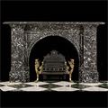 French Black Saint Anne Marble Fireplace | Westland Antiques
