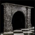 French Black Saint Anne Marble Fireplace | Westland Antiques
