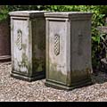 Pair Stone Garden Plinths | Westland London