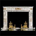 Marble And Gilt Louis XVI Antique Fireplace | Westland Antiques