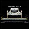 Steel Brass Adam Antique Victorian Fire Grate | Westland London