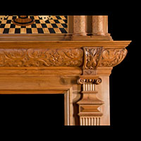 Jacobean | Revival | Inlaid Wood Fireplace | Westland London