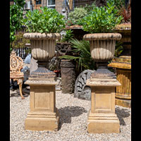 Terracotta Pair Garden Urns Antique | Westland London