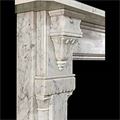 Reformed Gothic English Marble Victorian Fireplace | Westland