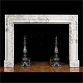White Carrara Marble Bolection Fireplace | Westland Antiques