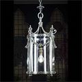 Silvered Brass Edwardian Antique Hall Light | Westland London