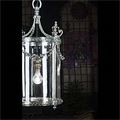 Silvered Brass Edwardian Antique Hall Light | Westland London
