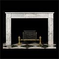 Antique Regency marble fireplace mantel