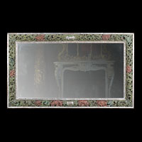 Large Framed Painted Antique Wall Mirror | Westland London