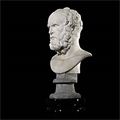 Life Size Carved Bust Marble Plato | Westland London