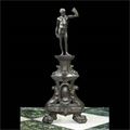 French Baroque Figural Antique Andirons | Westland London