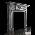 Large Neo Classical cast iron fireplace