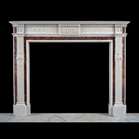 Neo Classical Style White Marble Fireplace | Westland Antiques