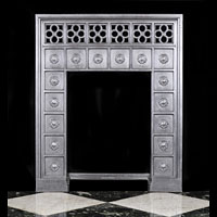 Antique Tudor Style Fireplace Triple Panel | Westland London