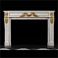 White Statuary Marble French Regency Fireplace | Westland
