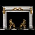 White Statuary Marble French Regency Fireplace | Westland

