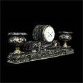 Portora Marble Mantel Clock Urns | Westland Antiques