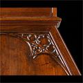 French Gothic Revival Wood Mantel | Westland Antiques