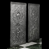 Pair French Antique Fireplace Panels | Westland London