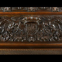 Walnut Italian Renaissance Fireplace Mantel | Westland Antiques