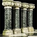 Set Four Marble Stone Balustrade Columns | Westland Antiques