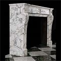 White Marble French Antique Fireplace | Westland London