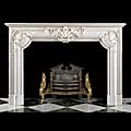 French Carrara Marble Bolection Fireplace | Westland  Antiques