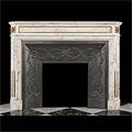 Antique French marble fireplace