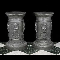 Large Cast Iron Grotesque Greek Urn Stands | Westland London