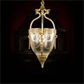 Gilt Brass Regency Style Ceiling Light | Westland London