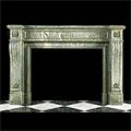 French Campan Green Marble Antique Fireplace | Westland