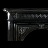 Black Belgian Marble Regency Antique Fireplace | Westland