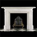 Greek Style Regency White Marble Fireplace | Westland London