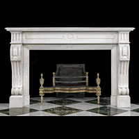 Carrara Marble Louis XVI Fireplace | Westland London