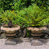 Terracotta Large Garden Urns Antique | Westland London.