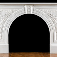 Arched Italian Marble Antique Victorian Fireplace | Westland