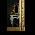French Antique Overmantel Mirror Gilt Gesso | Westland London