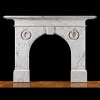 English Marble Antique Victorian Fireplace | Westland London