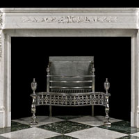 White Marble French Fireplace Mantel | Westland London
