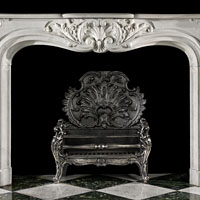Rococo Statuary Marble Fireplace Mantel | Westland London
