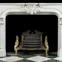 Louis XVI White Marble Chimneypiece Mantel | Westland Antiques.