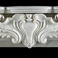 Louis XVI White Marble Chimneypiece Mantel | Westland Antiques.