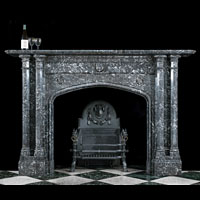 Saint Anne Marble Victorian Gothic Fireplace | Westland London