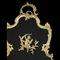A Rococo Style Bronze French Fire Screen | Westland London