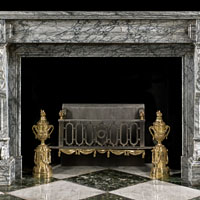 French Grey Marble Antique Fireplace | Westland London