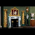 Empire Style Cut Glass Brass Chandelier | Westland London
