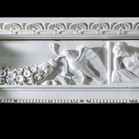 White Marble Italian Regency Antique Fireplace | Westland London