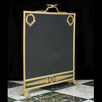 French Empire Brass Antique Fire Screen | Westland Antiques