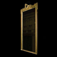 Carved Wood Gilded Antique Overmantle Mirror | Westland London